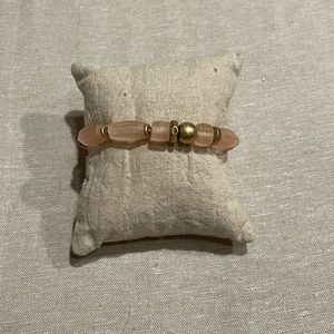 Pink Brix Stretch Stella and Dot bracelet EUC